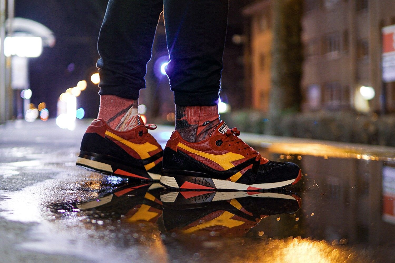 Sneaker in the dark